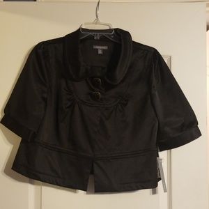 Apt. 9 Satin feel short sleeved jacket